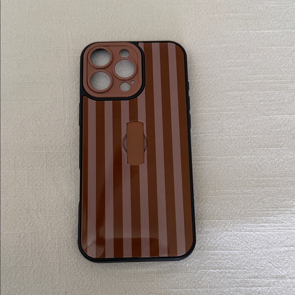 IPhone 16 Pro Max Brown Stripe Case